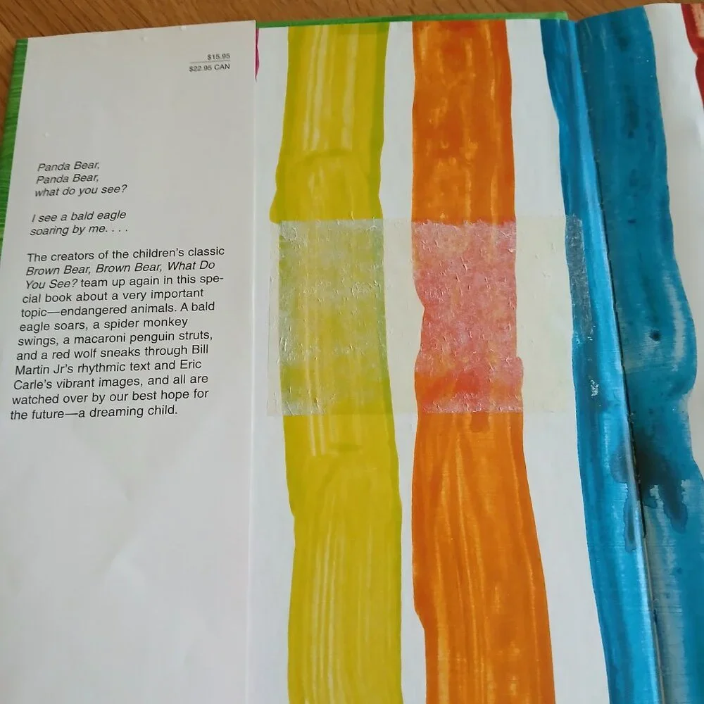 Eric Carle Set: Brown, Panda, Polar Bear HC + Flannel Story + Audio + Puppets